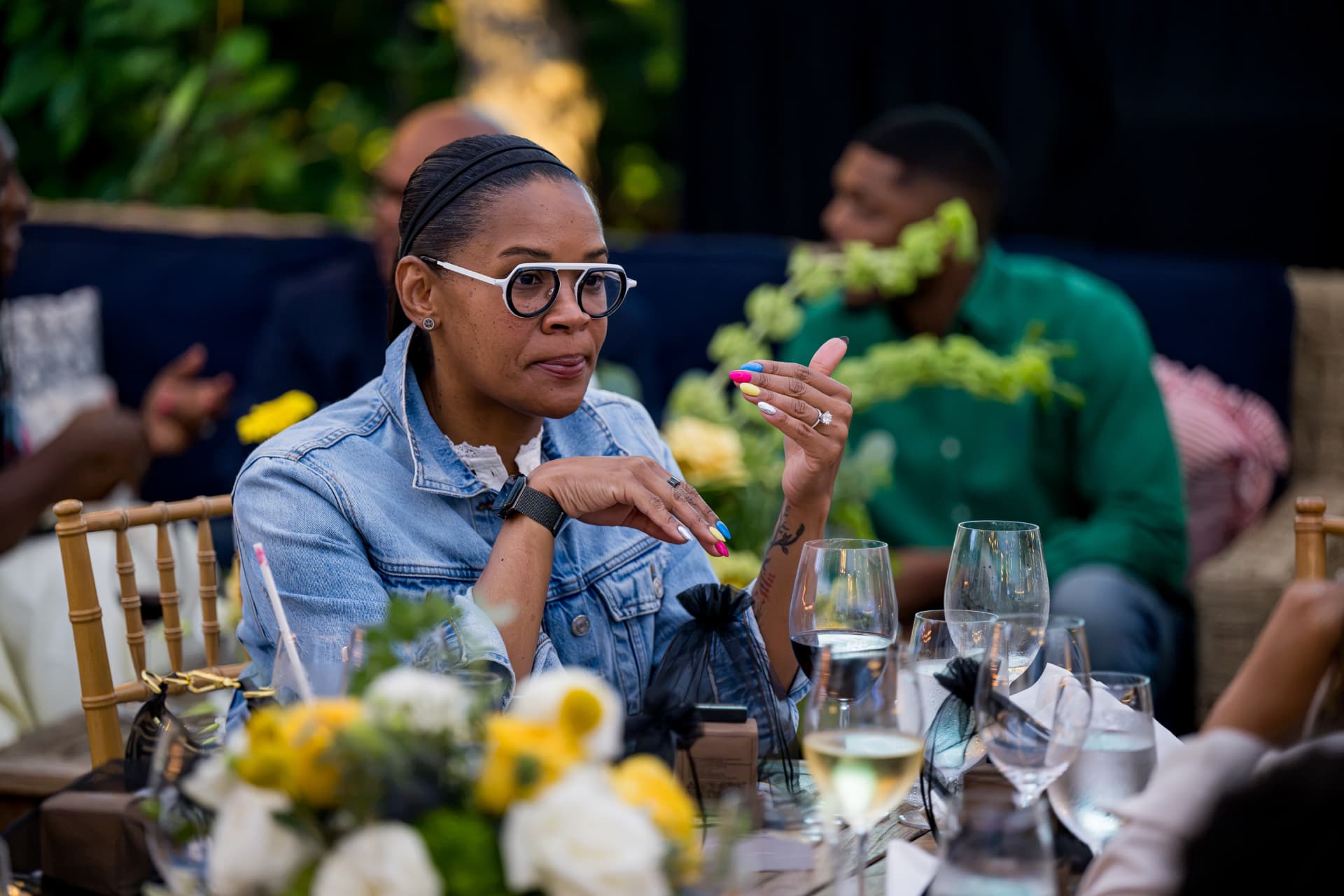 Attendee listening during the Afrotech HealthStack program