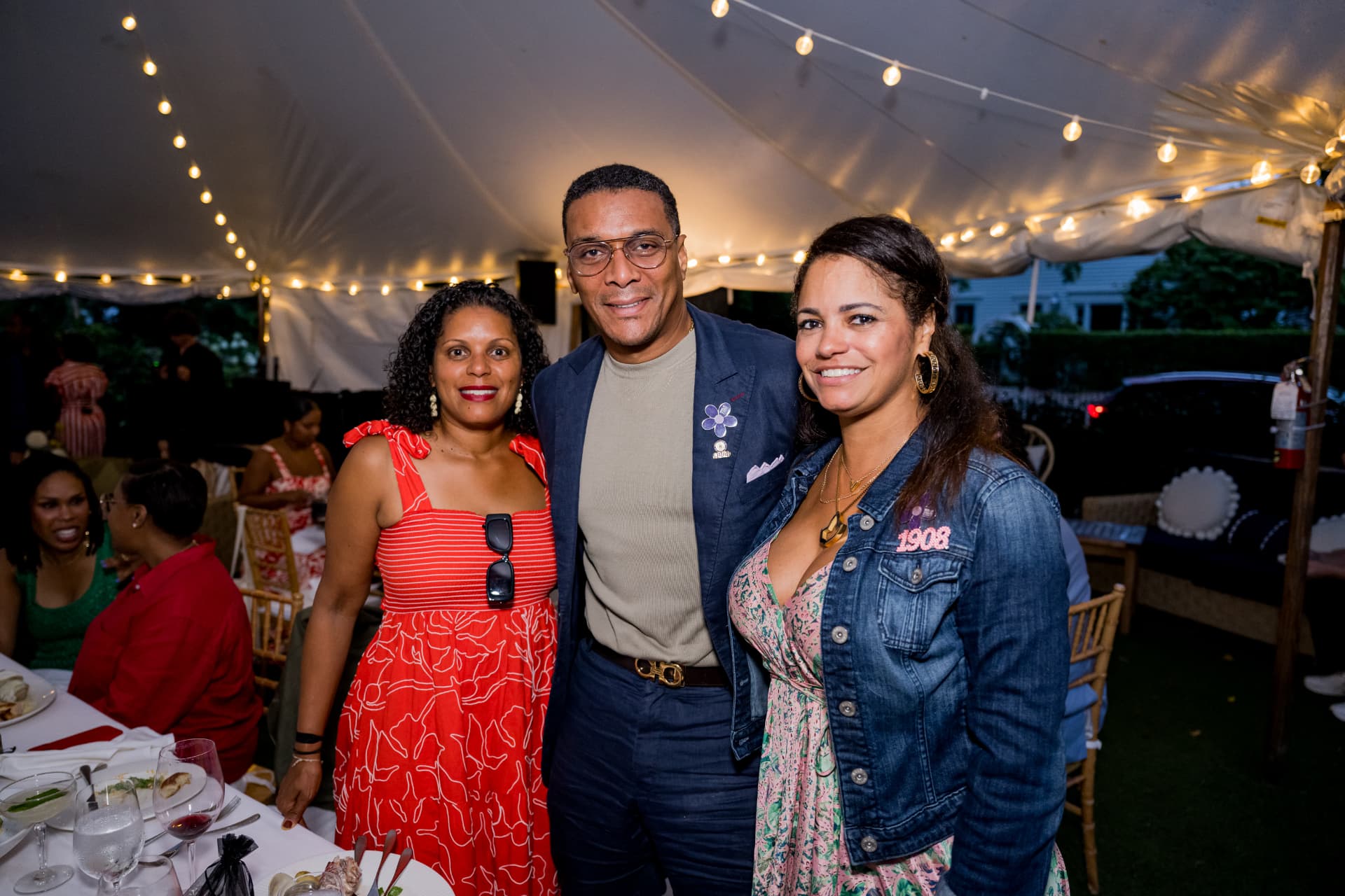 Guests posing during the evening at Afrotech HealthStack