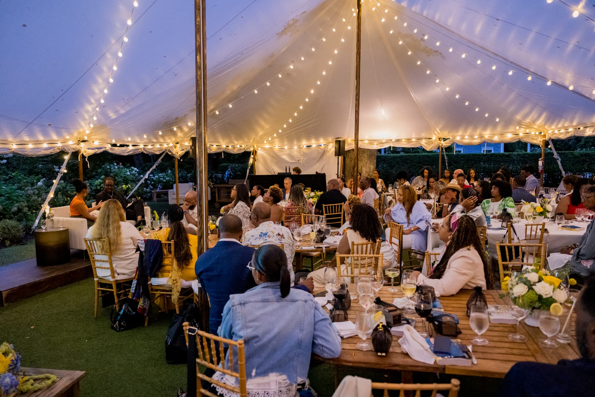 Evening program at Afrotech HealthStack on the Vineyard